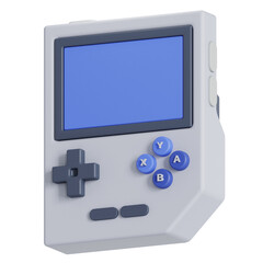 Retro game console 3D icon