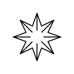 Obraz premium Star vector icon