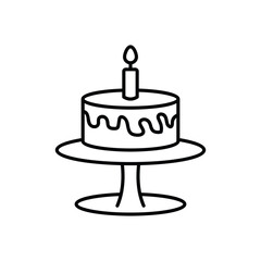 Cake  vector icon