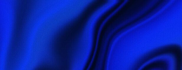 Obraz premium Blue silk texture fabric background satin drape textile