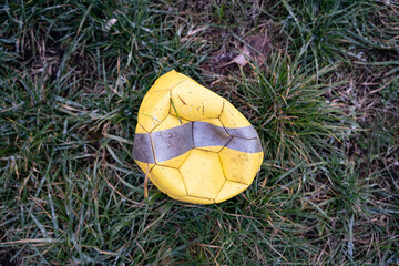 Trash lying in nature, environmental disaster.