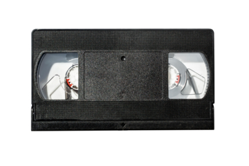 Blank vhs video cassette tape