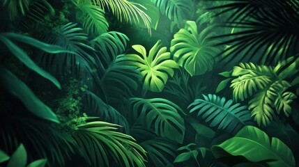 Jungle graphics are perfect for adventurous themes.
