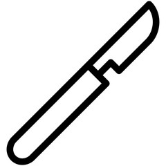Scalpel Outline Icon