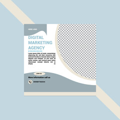 Editable Digital Marketing Post Template