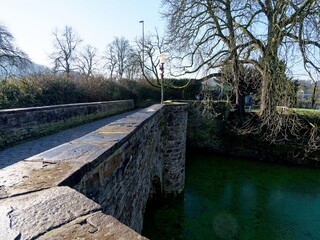 Muehlengraben bridge in Essen-Kettwig, architectural monument