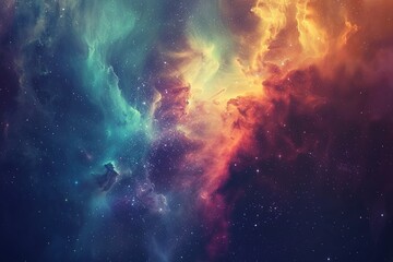 Obraz premium Background of galaxy and stars