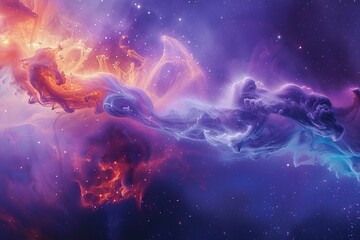 Fototapeta premium Background of galaxy and stars