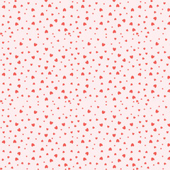 red polka dotsValentine's Day pink heart-shaped background image