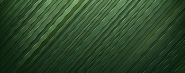 Geometric Green Background with Diagonal Stripes and Gradients. Vector Minimalist Backdrop for Irish St. Patrick Day. MZ
