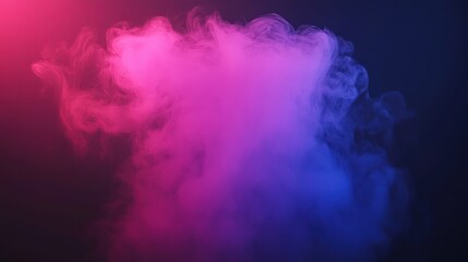 Fototapeta premium Pink and Blue Smoke Cloud Abstract Background