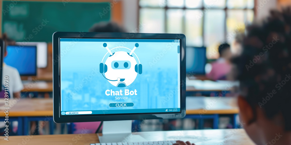 Poster chatbot software application for brisk online business that automatically reply to customer question