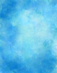 Obraz premium Light blue watercolor background creating soft texture