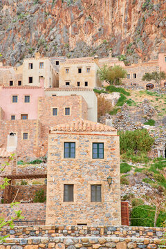 old fortress in the city of Monemvasia