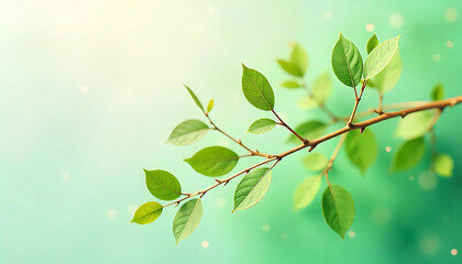 green leaves background