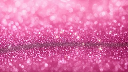 Sparkling pink glitter background creates a vibrant and festive atmosphere for celebrations
