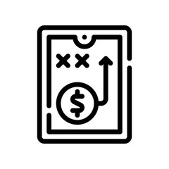 budgeting line icon
