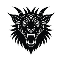 Fantasy Chimera Beast Head Tattoo Illustration A Multi Animal Hybrid Creature