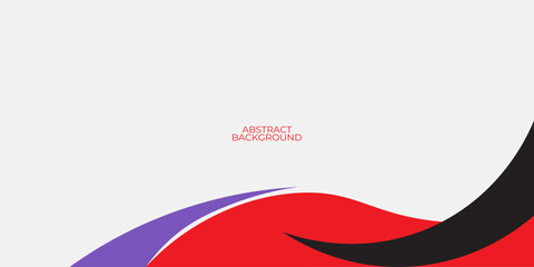 Obraz premium Abstract red purples waves are flowing on white background. red and purples line background curve element. Suit for business, cover,