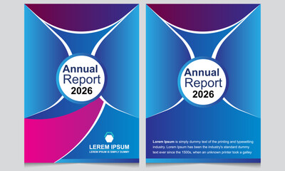 corporate annual Report design templates