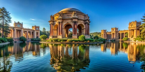 Fototapeta premium Palace of Fine Arts Rotunda, San Francisco, California - Architectural Photography