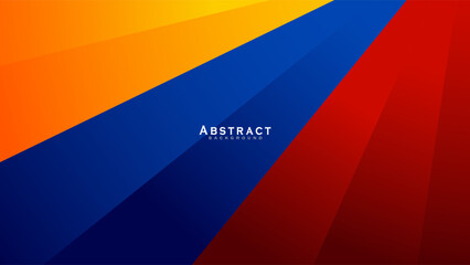 Abstract red, blue and orange modern futuristic background vector illustration design. Vector illustration design for presentation, banner, cover, web, card, poster, wallpaper