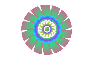 Abstract kaleidoscope background, can be used for designs, batik motifs, wallpapers, fabrics, gift wrapping, templates, ornaments and decorations, ornament for textile, design, backgrounds, and wallpa