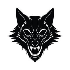 Fototapeta premium wolf head tattoo