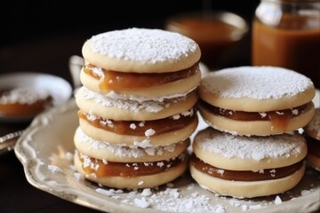 How to Make Homemade Alfajores: Traditional Latin American Biscuits with Dulce de Leche, Coconut, and Peanuts