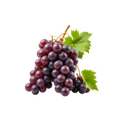 Fototapeta premium Grapes full As well as isolated on white background 