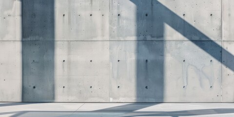 A minimalist composition with a light concrete background, Simple architectural forms and shadows, Contemporary minimalist style