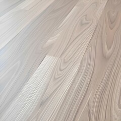 Fototapeta premium A close-up of modern oak laminate flooring with a warm, natural wood grain texture and subtle knots