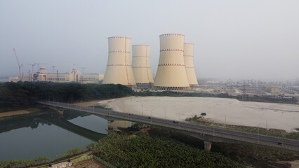 The Rooppur Nuclear Power Plant at Ishwardi in Pabna, Bangladesh. Ruppur Nuclear power plant is a...