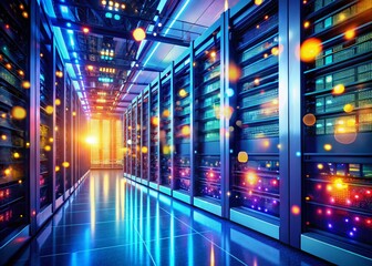 Scalable Enterprise Network: High-Performance Data Center Infrastructure with Bokeh Effect