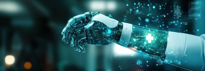 Futuristic Medical Robotics in Digital Healthcare with AI Holographic Interfaces and Advanced Treatment Solutions