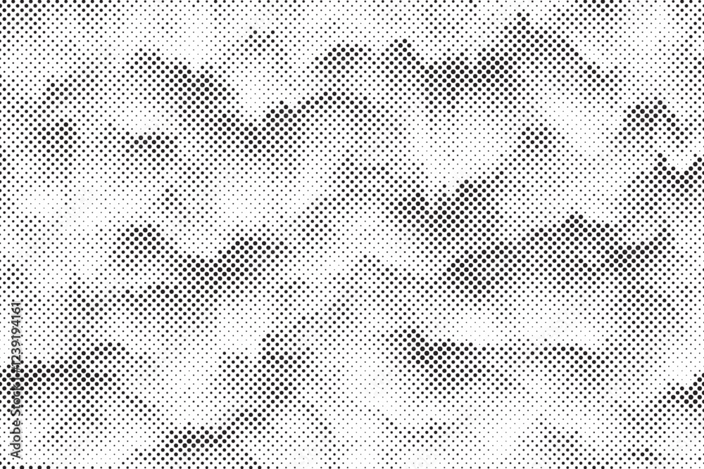 Poster abstract halftone background. black and white halftone grunge texture. vector abstract overlay. grun