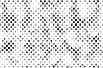 Abstract halftone background. Black and white halftone grunge texture. Vector Abstract overlay. Grunge halftone black dost texture background.