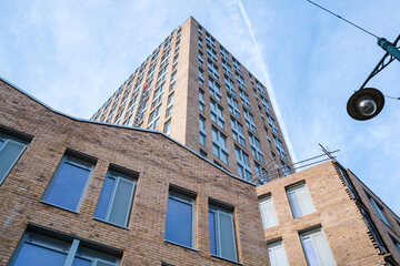 New apartment building in Eccles Manchester
