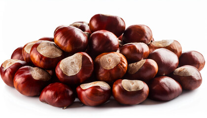 Obraz premium handful of horse chestnuts
