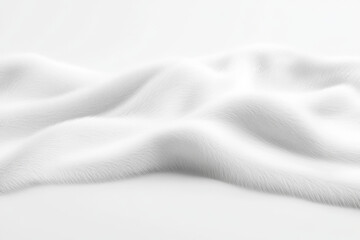 Fototapeta premium Luxurious silver texture with captivating smooth waves under soft lighting