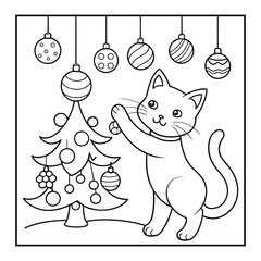 Cat coloring pages