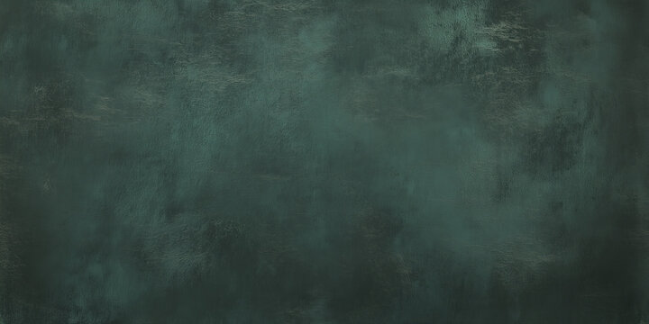 Dark Green Textured Background Abstract Grunge Surface Pattern