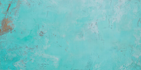 Fototapeta premium Textured Turquoise Background Abstract Aqua Wall Surface