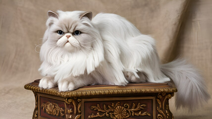 Persian Cute cat photo HD background 