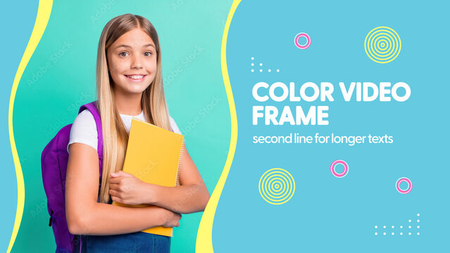 Kids And Teens Candy Overlay Text