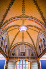 Obraz premium Low angle view of ceiling