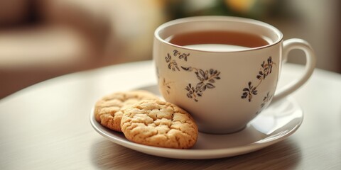 A Cozy Moment: Tea and Cookies