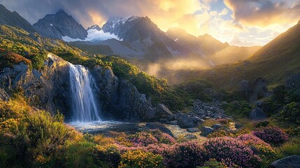 arthurs pass alpine wilderness new zealand landscape