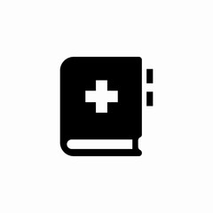 medical book icon sign vector