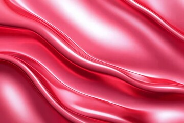 Obraz premium Red Liquid Abstract Waves Background - Symbolizing fluidity, energy, passion, movement, and luxury. A modern and elegant design.
